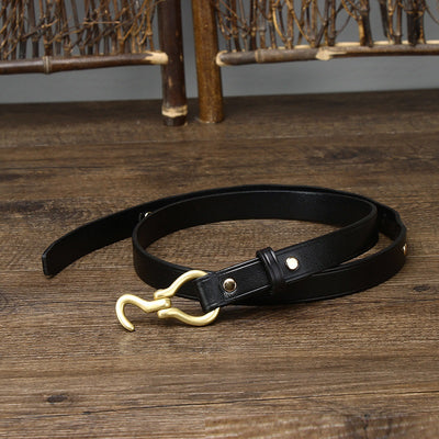 Cinturón Delgado Retro para Mujer - Accesorio Versátil Hecho a Mano - Image 6