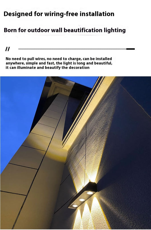 Lámpara Solar LED para Exterior - Iluminación Inteligente para Patios y Jardines - Image 12