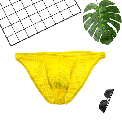 Calzoncillos Triangulares de Encaje Transpirable Secado Rápido para Hombre - Image 5