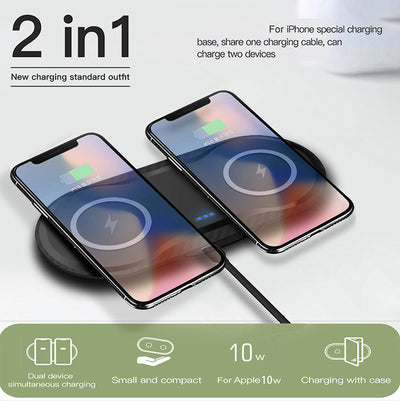 Cargador Inalámbrico Dual para Smartphones - Image 14