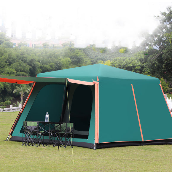 Tienda de Campaña Automática para 3-8 Personas - Aluminio Reforzado Doble Capa Impermeable
