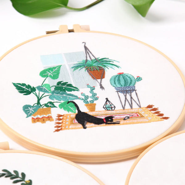 Kit Completo de Bordado DIY para Principiantes