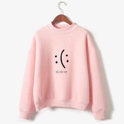 Suéter Smiley Casual Holgado Cuello Redondo para Mujer - Image 7