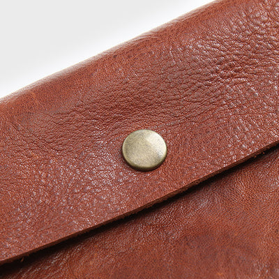 Billetera Retro de Cuero Genuino para Hombre - Ultradelgada y Artesanal - Image 14