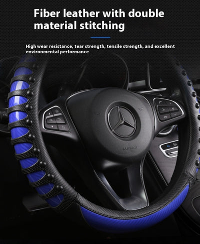 Funda de Volante de Cuero y Silicona para Todas las Estaciones - Image 17