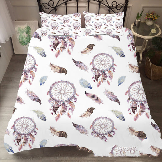 Juego de Cama Atrapasueños 3D Estilo Europeo Americano - Tres Piezas - Image 9
