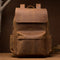 Mochila de Cuero Vintage Crazy Horse para Hombre - Estilo Retro Europeo
