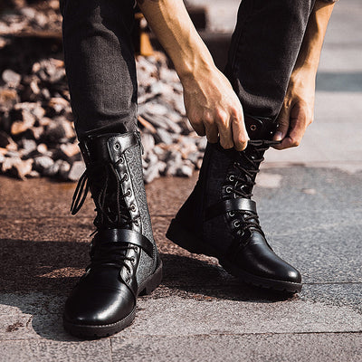 Botas Martin Trendy Estilo Coreano para Hombre - Image 10