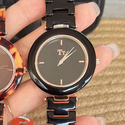 Reloj Retro para Mujer con Ámbar Hawksbill - Estilo Vintage de Alta Gama - Image 8
