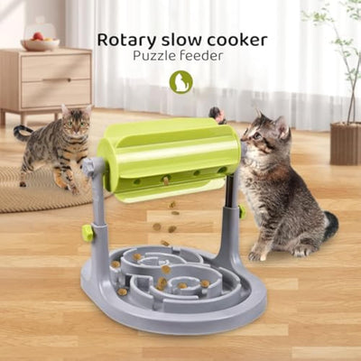 Comedero Interactivo Puzzle para Perros y Gatos - Dispensador de Alimento Lento con Entrenamiento IQ - Image 2