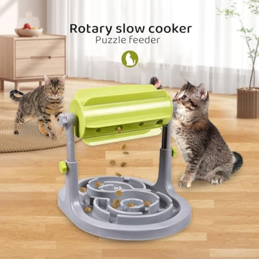 Comedero Interactivo Puzzle para Perros y Gatos - Dispensador de Alimento Lento con Entrenamiento IQ - Image 2