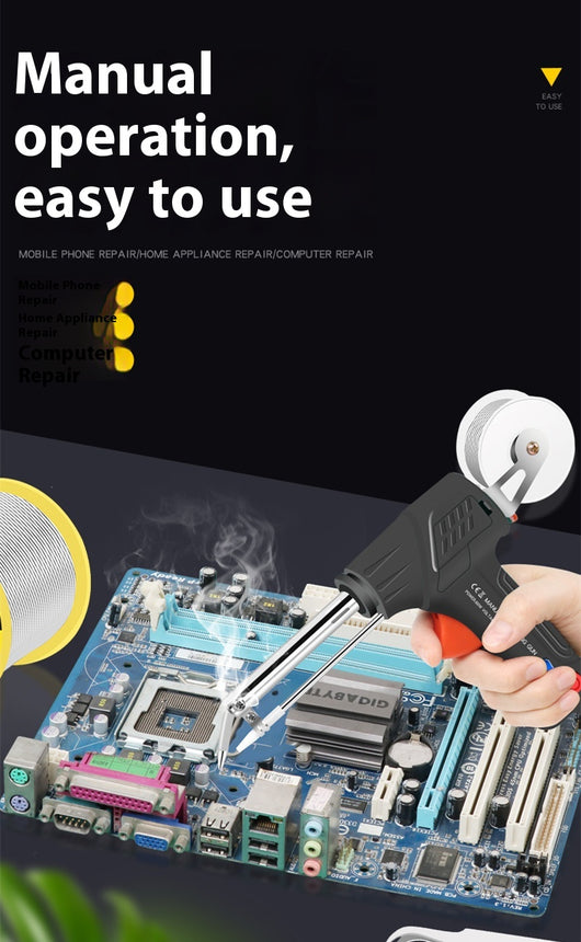 Soldador Eléctrico Portátil de Calentamiento Interno con Maletín Completo - Image 11