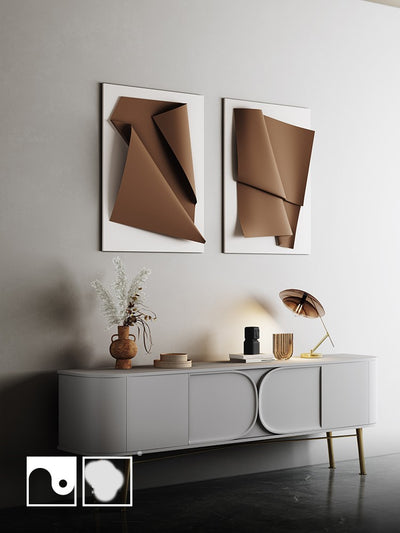 Colgante Decorativo de Hierro Italiano para Sala de Estar - Panel Mural Elegante - Image 3