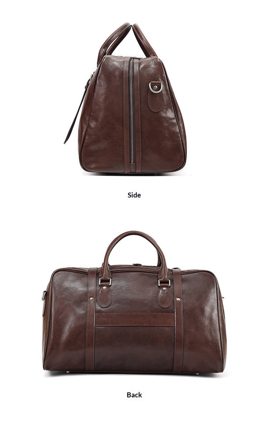 Bolsa de Viaje Ejecutiva de Cuero Estilo Retro - Gran Capacidad - Image 15