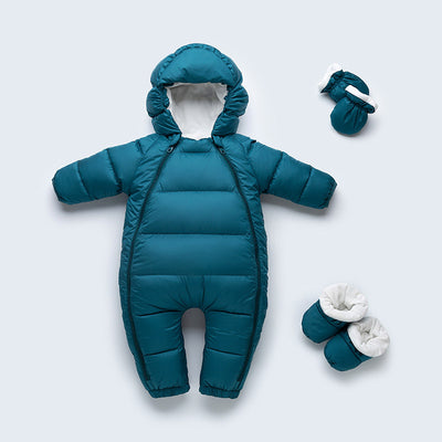Traje de Invierno Acolchado para Bebé con Relleno de Plumón - Image 4