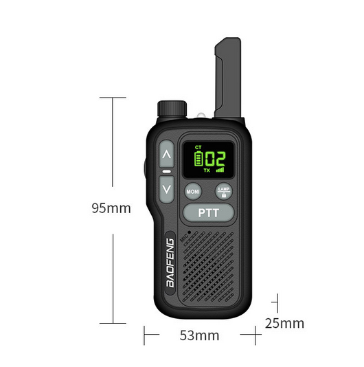 Mini Walkie Talkie Profesional de Largo Alcance - Image 9