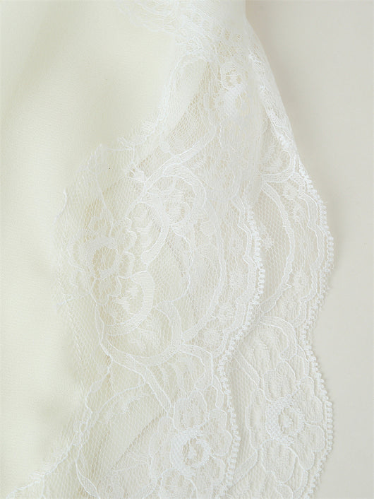 Vestido de Encaje con Abertura Lateral y Tirantes Ajustables - Image 16