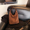 Bolsas Bucket de Ante Vintage para Mujer