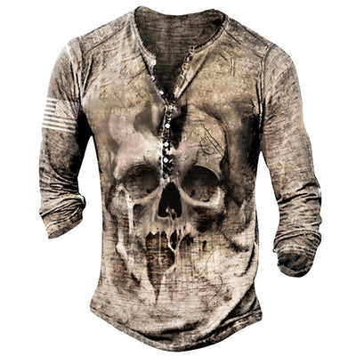 Playera Deportiva Estampada de Manga Larga para Hombre - Image 4