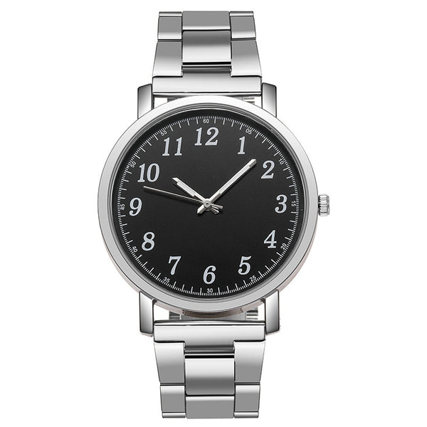 Reloj de Acero Inoxidable Unisex con Correa de Malla