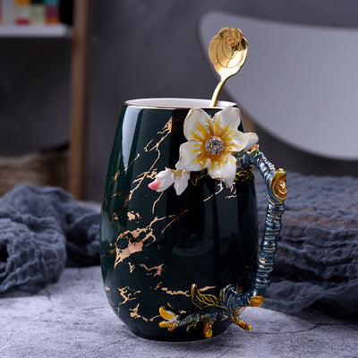 Taza Cerámica Grande con Cuchara - Diseño Creativo y Funcional - Image 18
