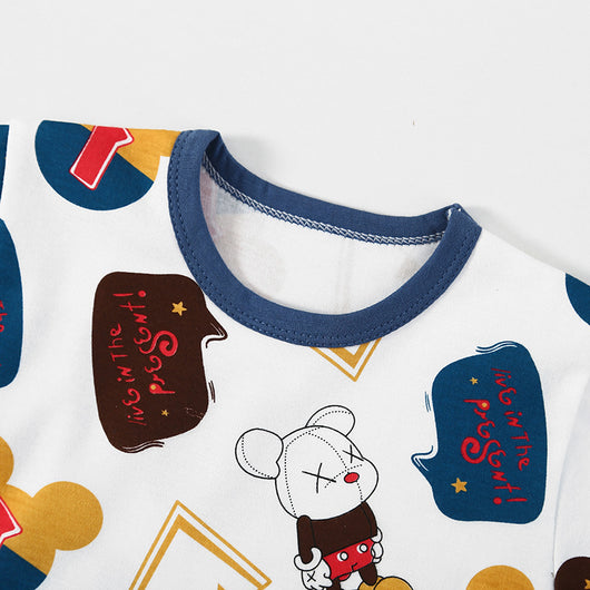 Pijama Infantil de Algodón con Estampados Divertidos - Image 7