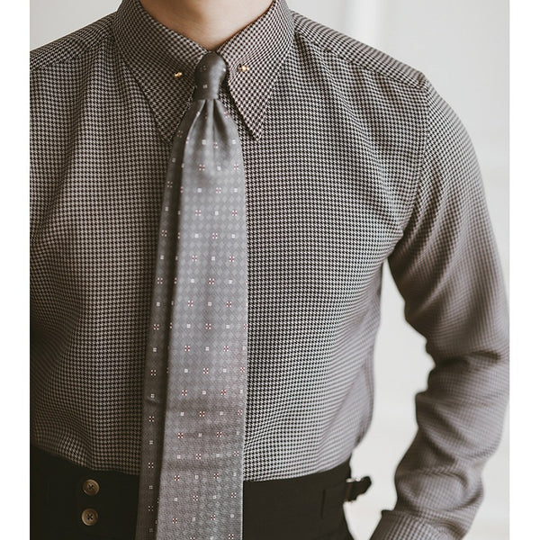 Camisa Formal Cuello Imperio Sin Planchado para Caballero