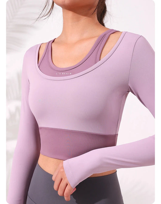 Playera Deportiva de Manga Larga para Mujer - Running - Image 14