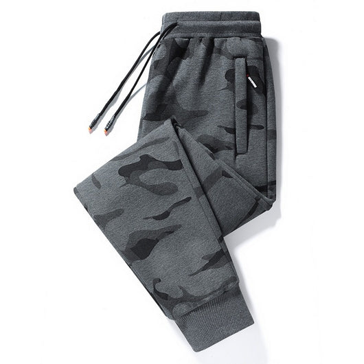 Pantalones Casuales de Algodón para Hombre Talla Grande Otoño Invierno con Puño Ajustado - Image 6