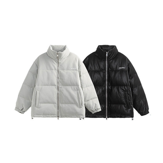 Chaqueta Térmica de Parejas con Cuello Alto - Abrigo Grueso Impermeable