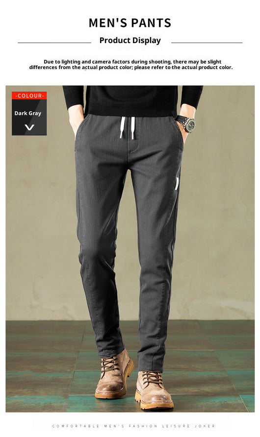Pantalones Deportivos Rectos Elásticos para Hombre - Image 29