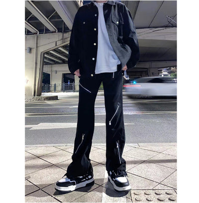 Pantalones Holgados Edgy para Hombre - Estilo Urbano Moderno - Image 3