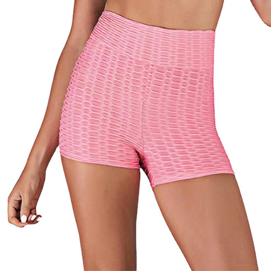 Shorts de Yoga Bubble con Jacquard - Ajuste Cadera Perfecto para Fitness - Image 7