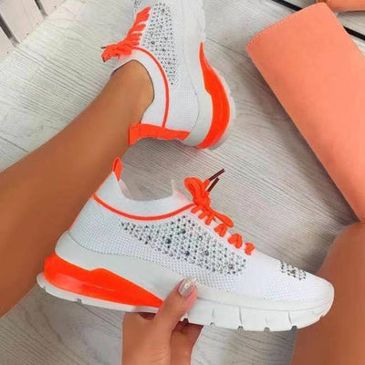 Zapatos Tejidos Grandes con Brillantes para Mujer - Comodidad y Estilo - Image 6