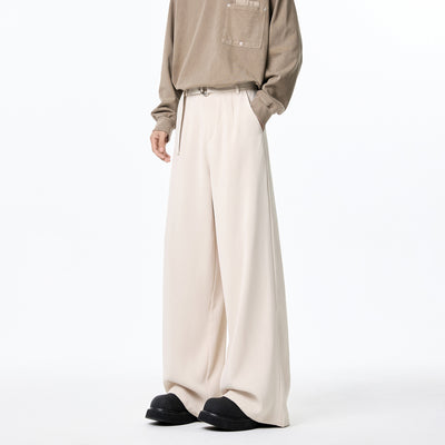 Pantalones Holgados de Pierna Recta con Drapeado Elegante - Image 5
