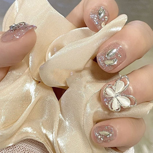 Uñas Postizas Cat Eye Rubor - Parches de Manicura Lista para Usar - Image 17