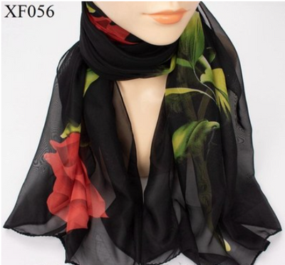 Pañoleta Estampada Primavera Otoño en Chifón Ligero - Image 18