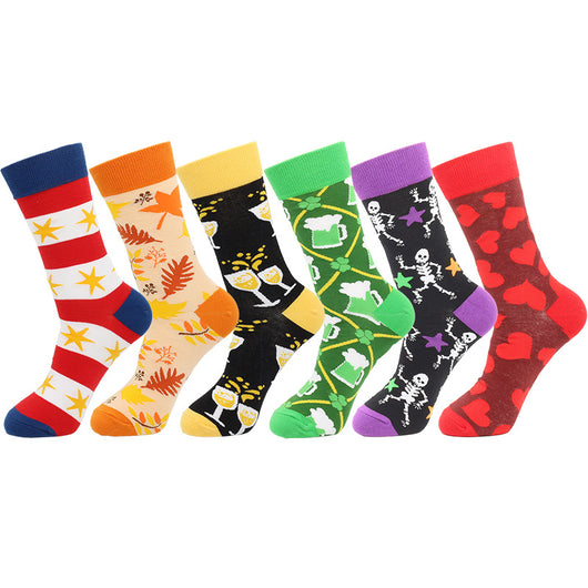 Calcetines Hip-hop Urbanos Estilo Europeo y Americano para Hombre - Image 7