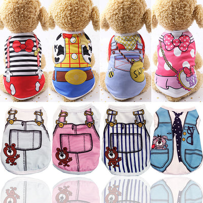 Ropa Fresca de Algodón para Mascotas - Diseño Ajustable Primavera Verano - Image 20