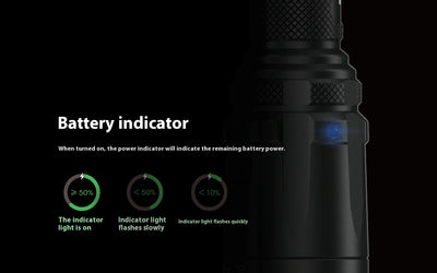 Linterna Táctica LED Recargable con Control Magnético y Atenuación Inteligente - Image 10