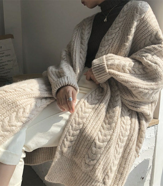 Cardigan Holgado de Punto para Mujer - Image 10