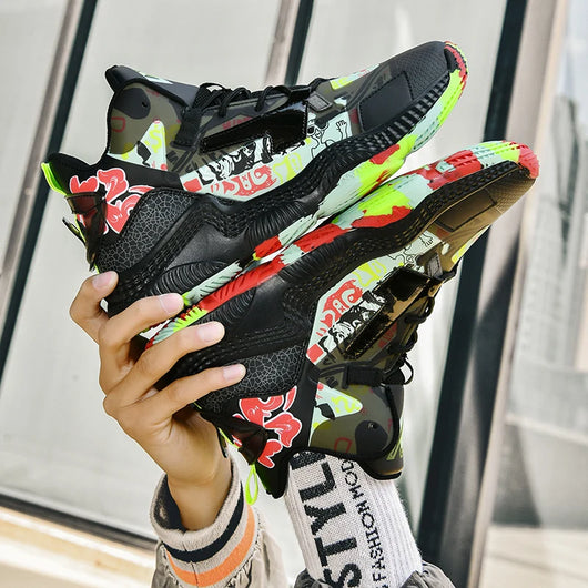 Zapatillas de Baloncesto Altas para Hombre - Estilo Deportivo Casual - Image 22