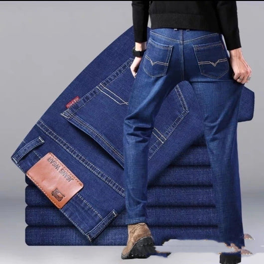 Jeans Hombre Corte Recto Cintura Media Holgado - Image 10