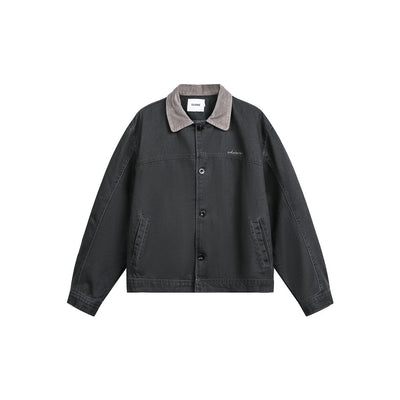 Chaqueta de Trabajo Retro Corta para Hombre - Image 8