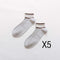 Gris Claro Talla Única 5 Pares