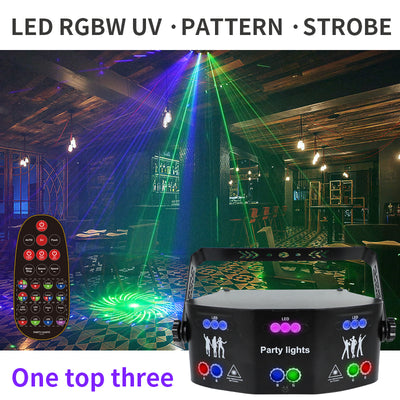 Luces LED Giratorias Multicolor con Sensor de Voz para Karaoke - Image 4