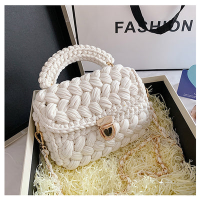 Bolsa Mensajera Tejida a Mano - Diseño Artesanal Crochet - Image 14