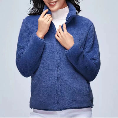 Cardigan Deportivo de Forro Polar para Mujer con Cierre de Cremallera - Image 7