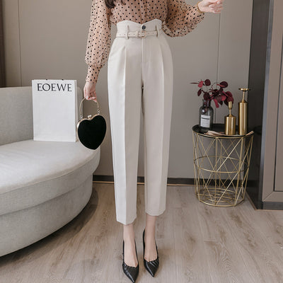 Pantalones Harem Cintura Alta para Mujer - Pantalones Frescos de Verano - Image 14