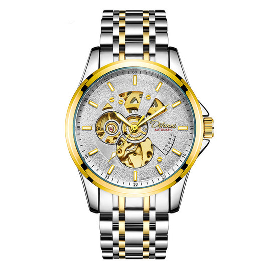 Reloj Automático de Acero Inoxidable con Correa de Moda Hipster - Image 10